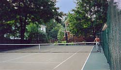 Tennis and recreation court paving 